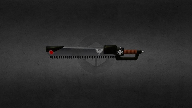 spacemarine chainsword 3D Model