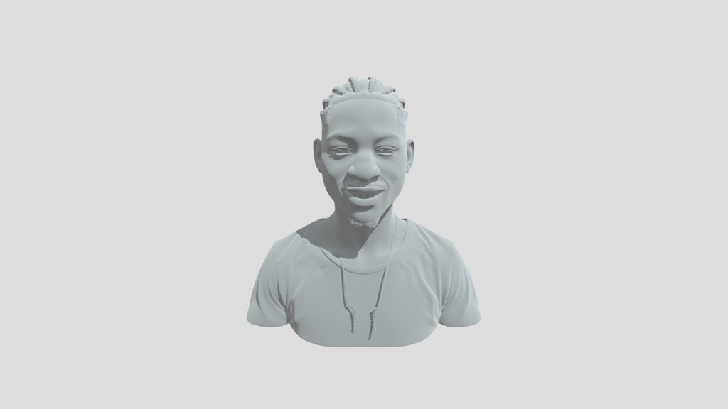 Barber Shop Portrait with Cornrow Hairstyle