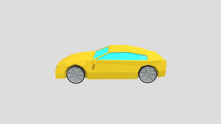 Car low poly 3D Model