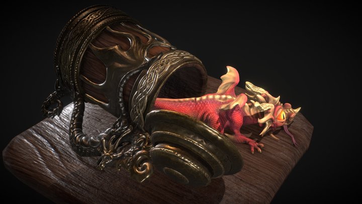 What would you do with a drunken dragon? 3D Model