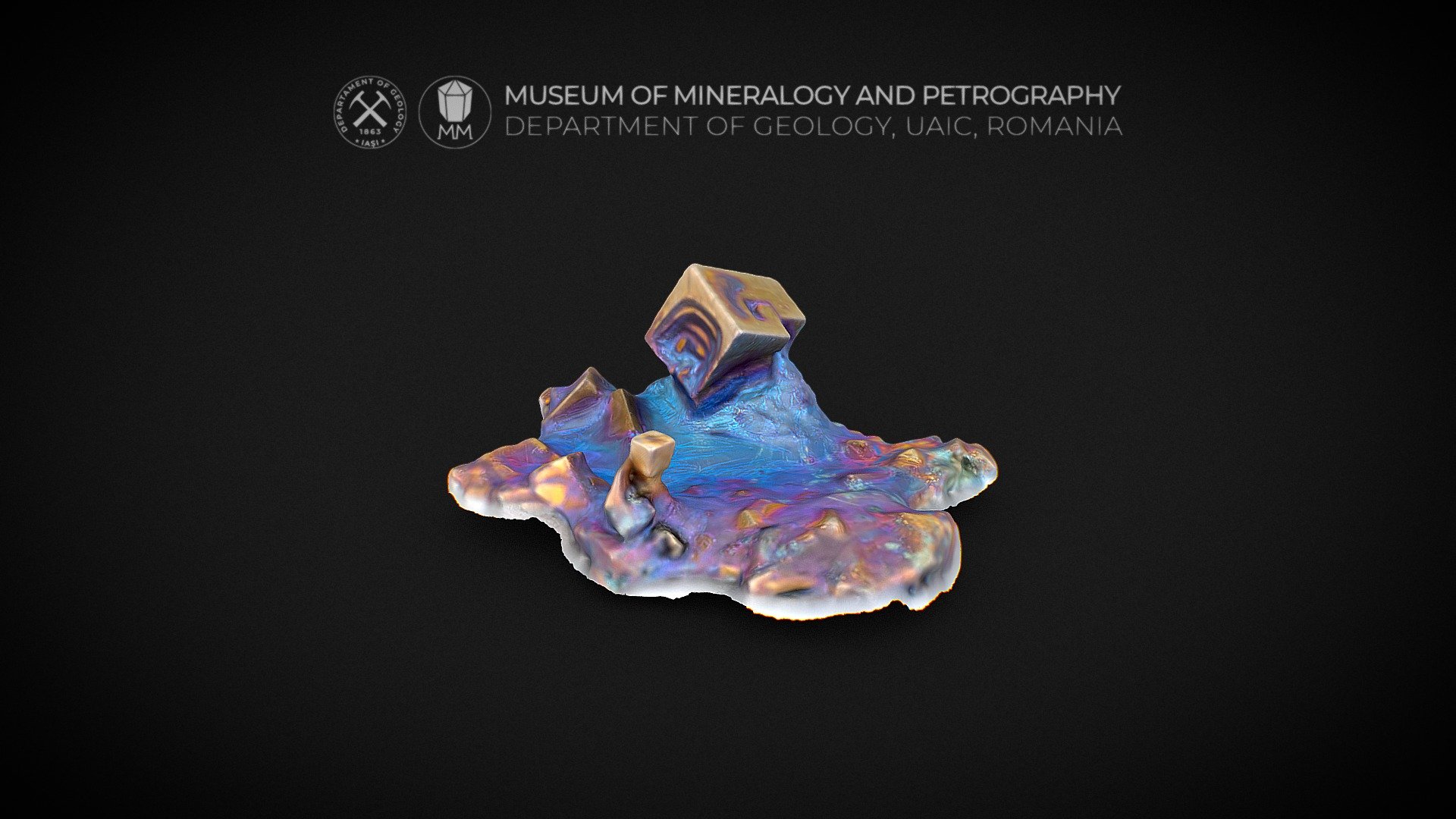 Synthetic Bismuth (photomacro-photogrammetry)