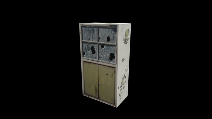 Hospital cupboard 3D Model