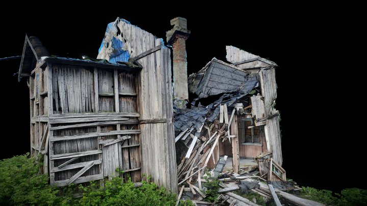 Bognes, Abandoned house – Free 3D Model STL