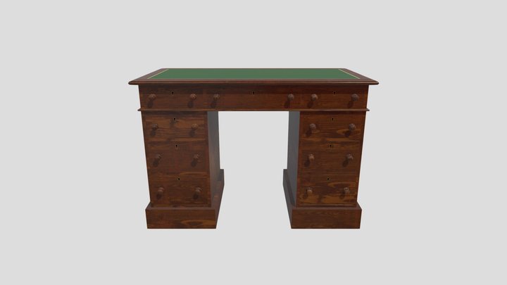 Victorian Desk 3D Model