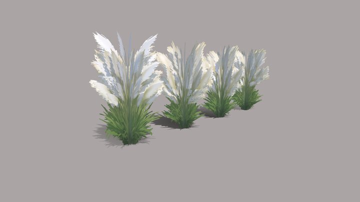 grass variant 4 3D Model
