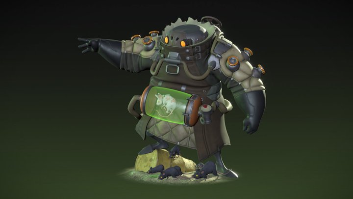 Rat 3D Model