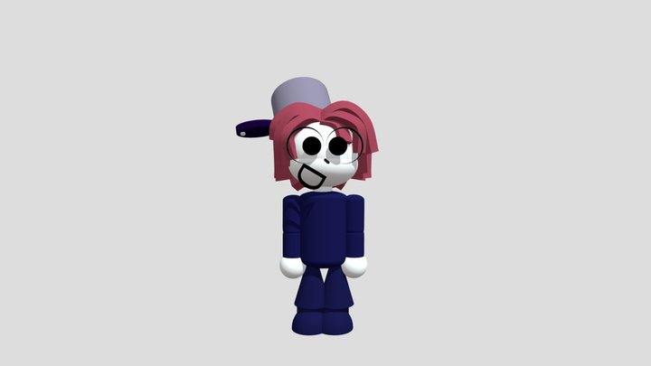 ManWithDaPan Model by D1sc0El3ctroJaMez 3D Model