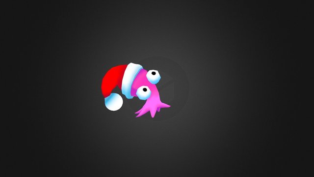 Christmas Amoeba 3D Model