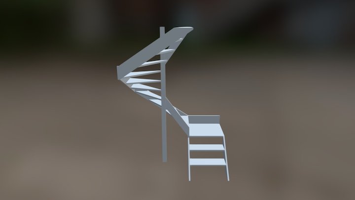 Escalier Balancé 3D Model