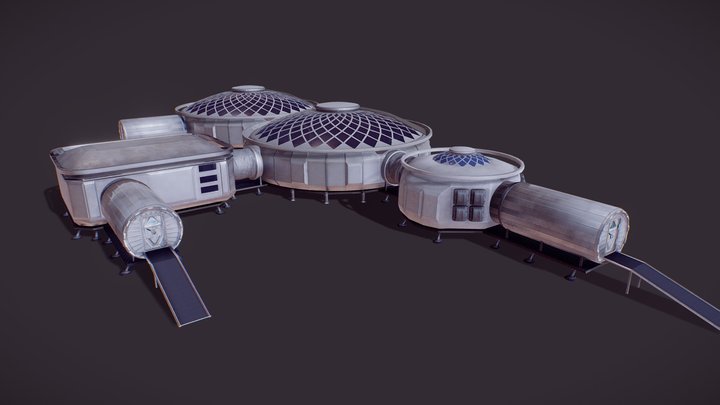 space station(hab) 3D Model