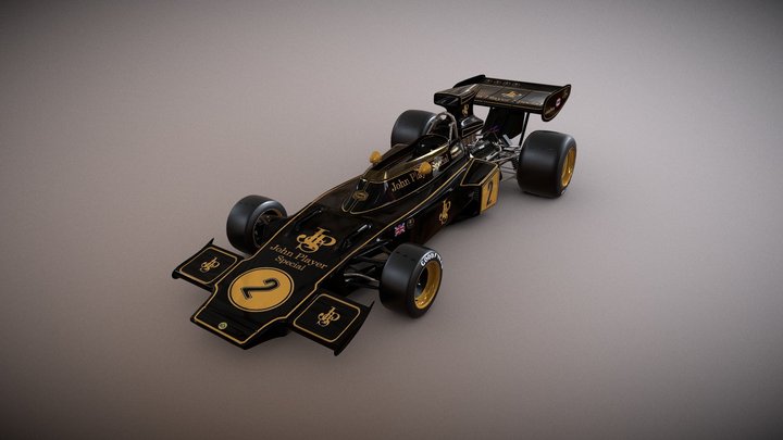Lotus Ford 72E Ronnie Peterson 3D Model