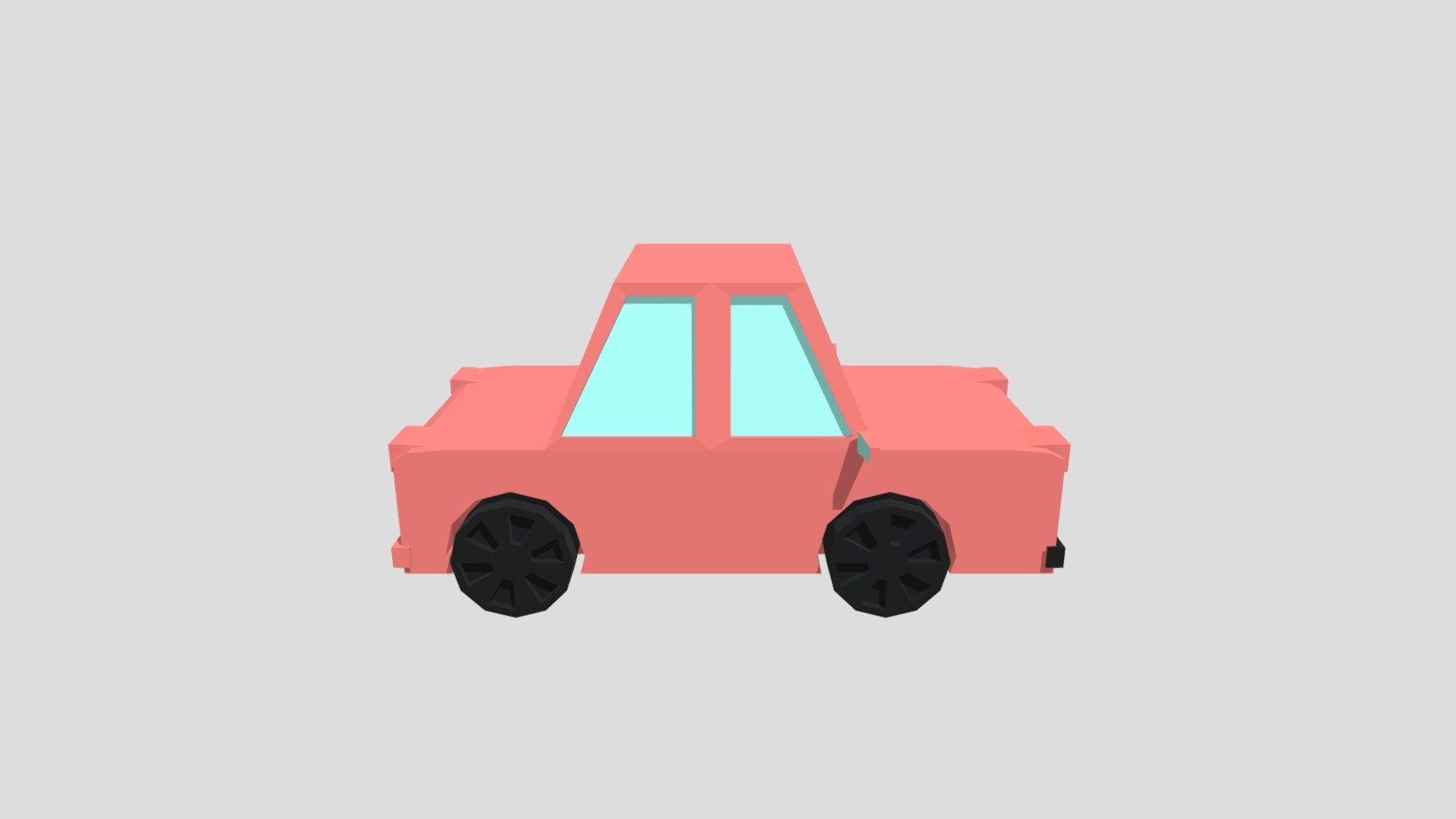 Low Poly Car Model