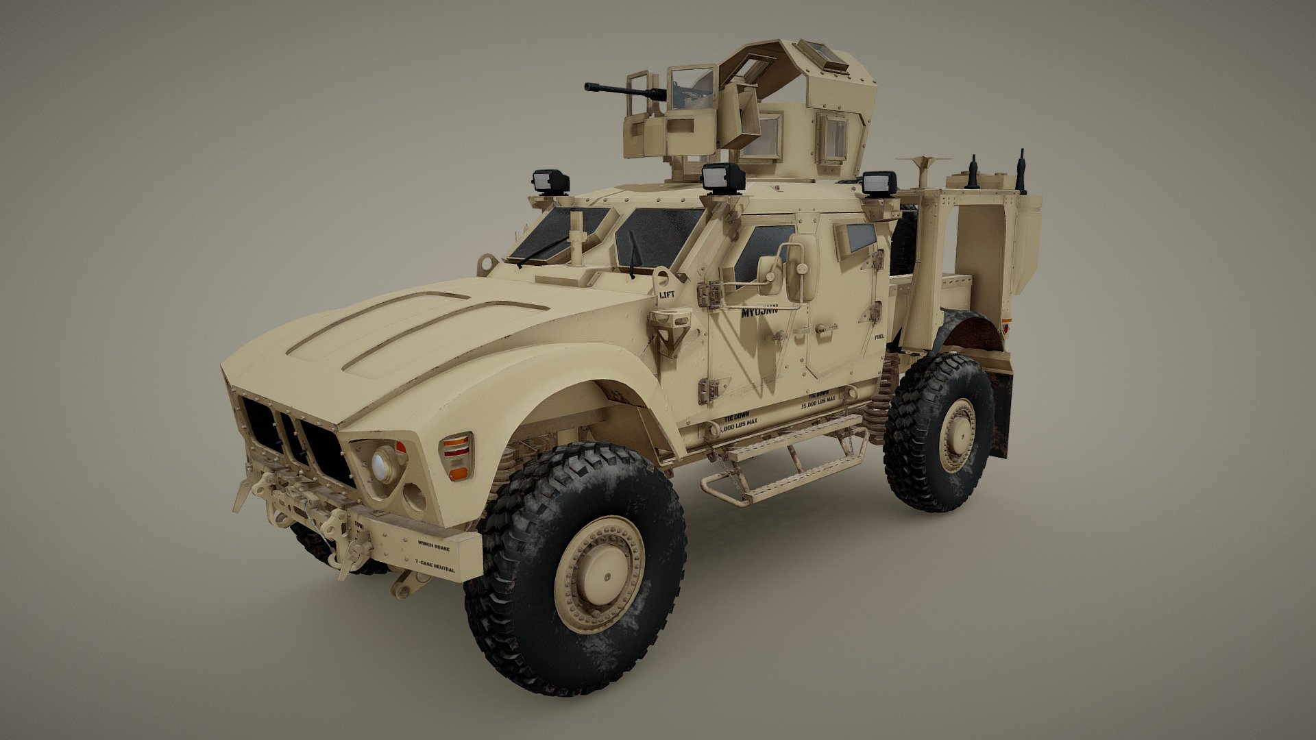 Oshkosh M-ATV MRAP - Buy Royalty Free 3D model by luisbcompany [dd6269e ...