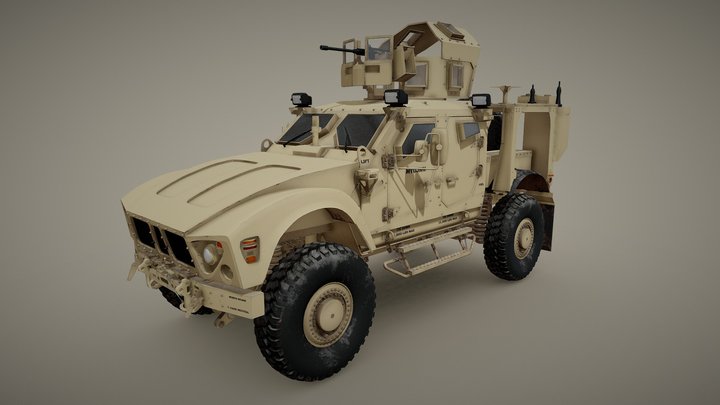 Oshkosh M-ATV MRAP 3D Model