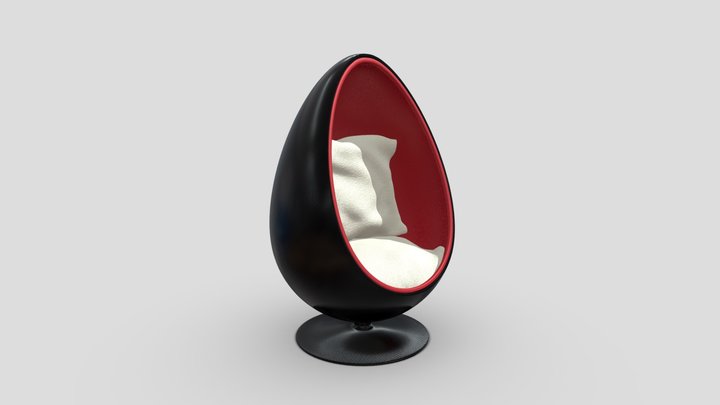 Egg Pod Chair 3D Model
