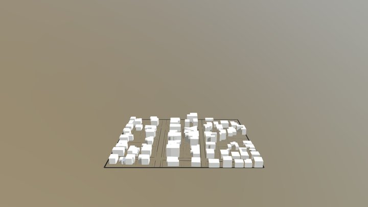 Σχεδιασμός 4: Περιβάλλοντας χώρος -οικόπεδο 3D Model