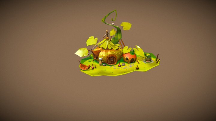 Autumn House - by Etienne Savoie | 3D Modelling 3D Model