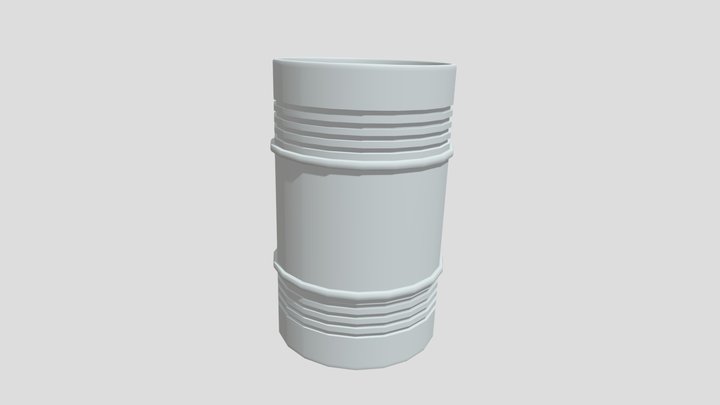 Barrel_GameRes 3D Model