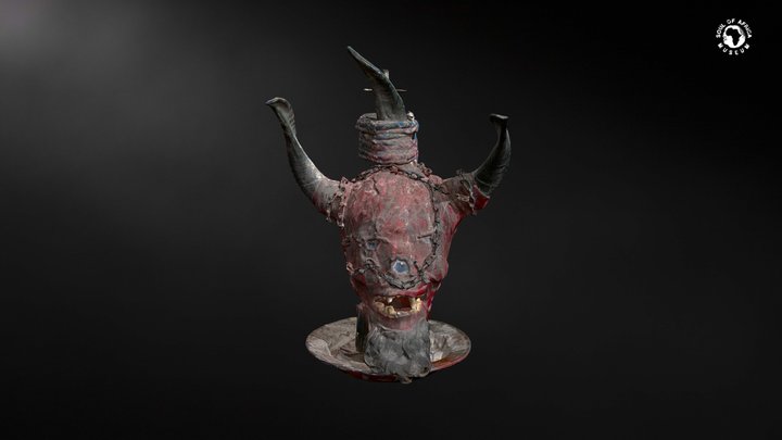 Simbi Makaya skull  from Haiti. 3D Model