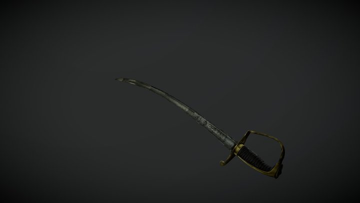 Szabla „konstytucyjna” z lat 1791-1792 3D Model