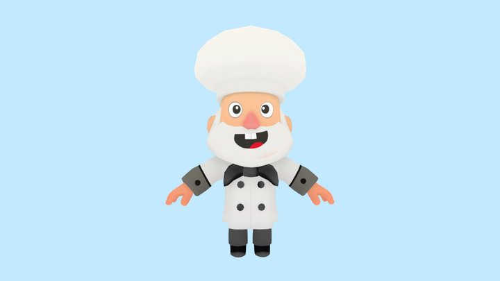 chef model game 3D Model