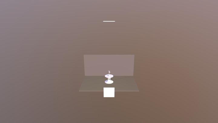 Glass Table Lamp 3D Model