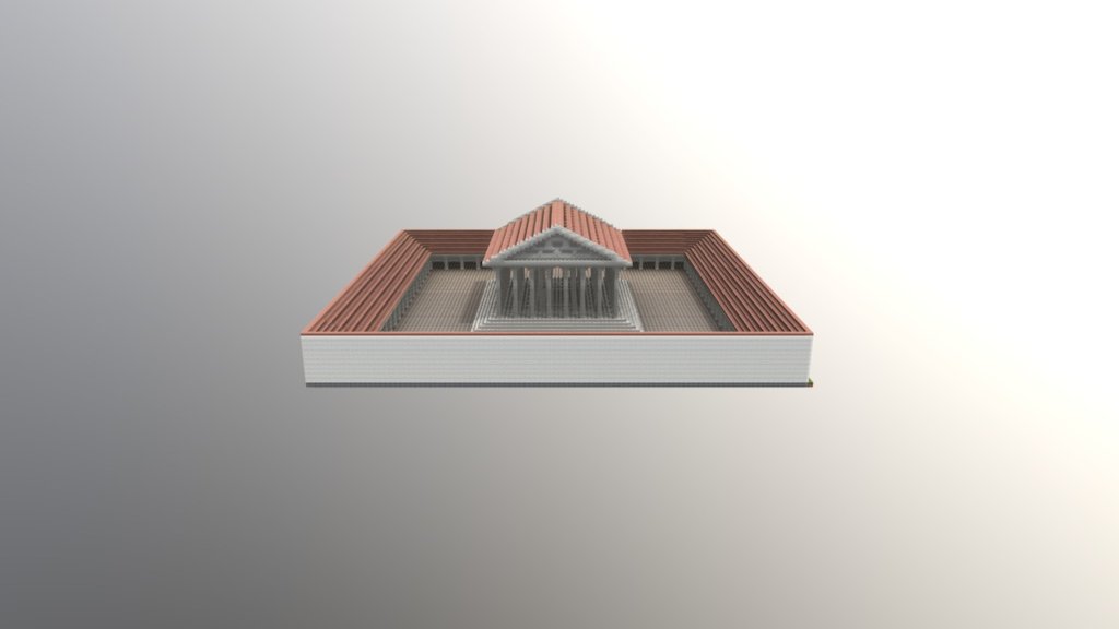 Templo Caesaraugusta - 3d Model By Angelniubit [dd6865a] - Sketchfab