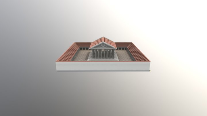 Templo Caesaraugusta 3D Model