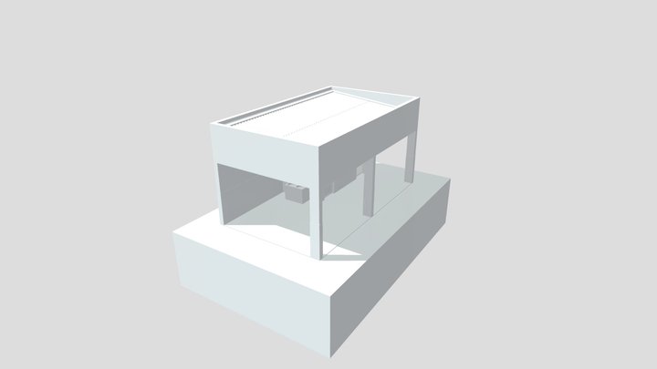 Banheiro e Vivência 3D Model