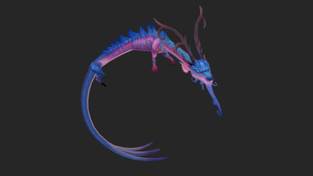 Runescape - Spirit Dragon 3D Model