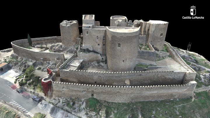 Castle of Consuegra (Toledo, Spain) 3D Model