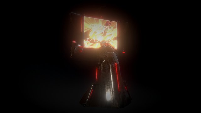 Rusted Arcade Gaming Terminal 3D Model