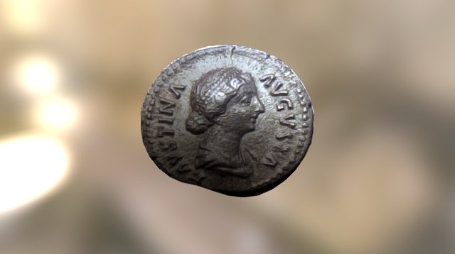 Roman Coin 3D Model