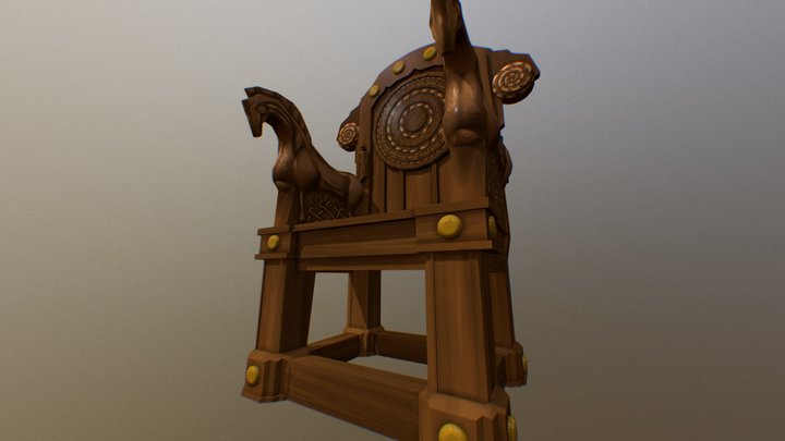 Svanrige Chair 3D Model