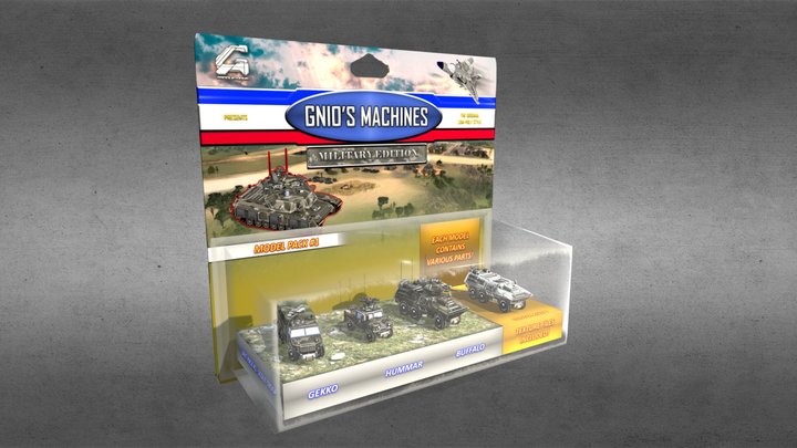 GNIO'S MACHINES: MILITARY EDITION PACK#1 3D Model