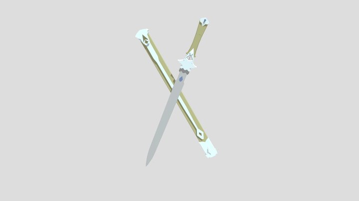 Sword cabaliere 3D Model