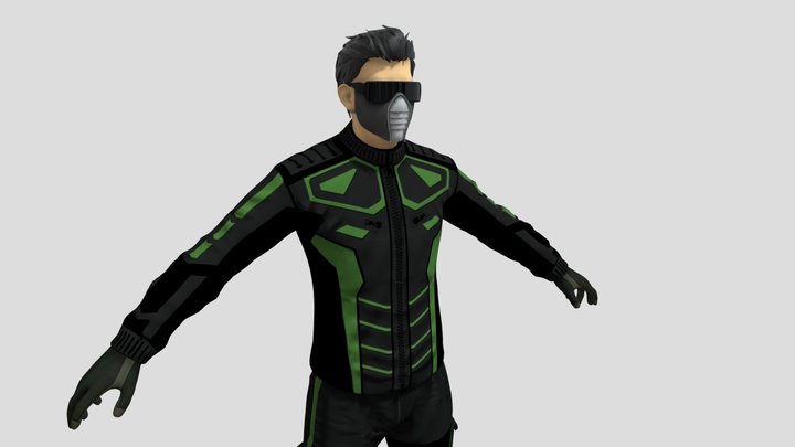 Agent Ren from CYBERMATRIX
