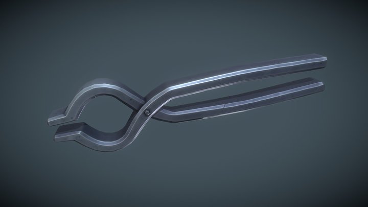 Stylized Tong 3D Model
