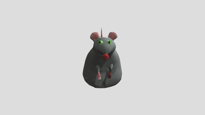 Louie (Roblox Rat) 3D Model