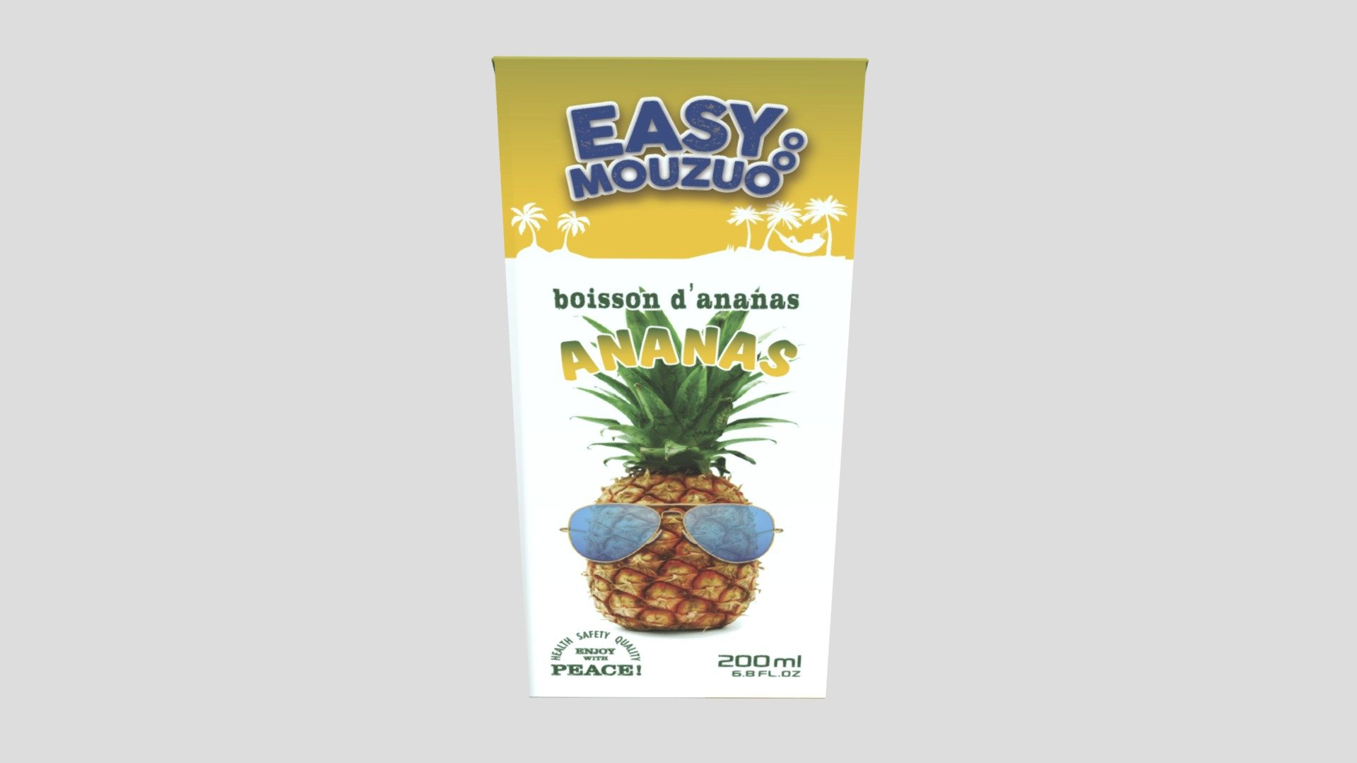 Easy Mouzooo TPK 200ml Pineapple