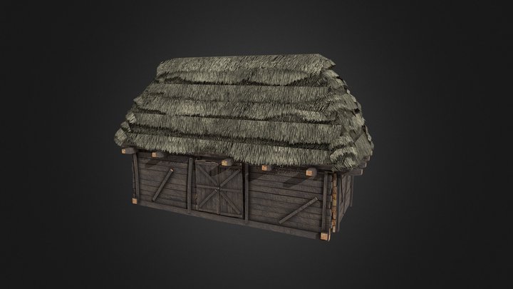 Old hut 2 3D Model