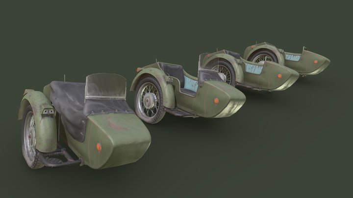 Stroller Dnipro 3D Model