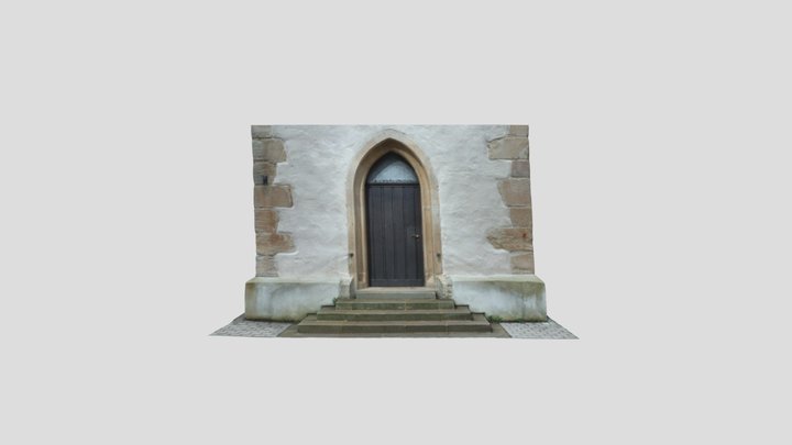 Portal of a Church 3D Model