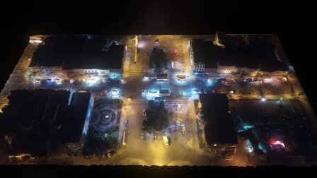 Bratwurst Festival Night 3D 3D Model