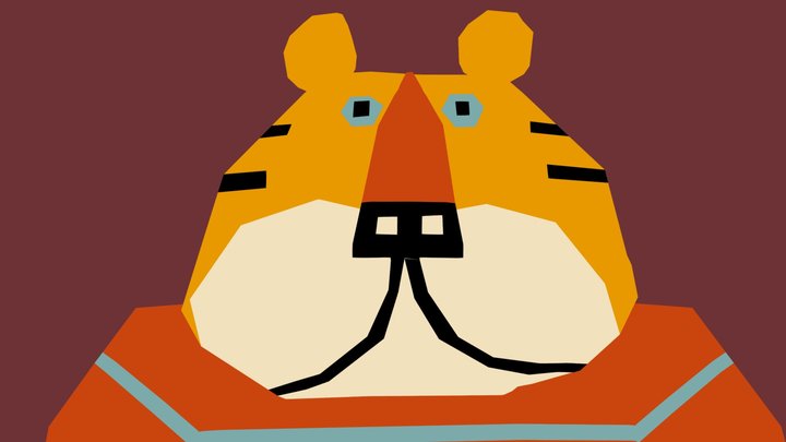 Tiger guy 3D Model