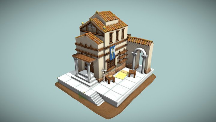 Ancient Greek Doctor's office 3D Model