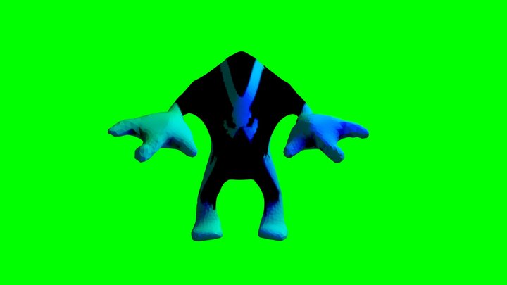 Frog<withoutbones> 3D Model