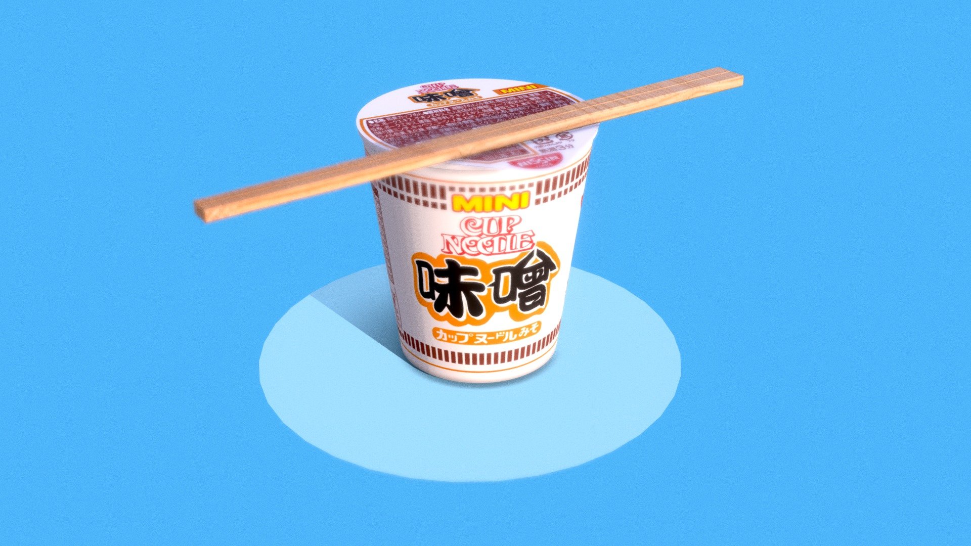 カップヌードルミニ味噌 Cup Noodle Mini Miso 3d Model By Lovelytime Lovelytime Dd767b2