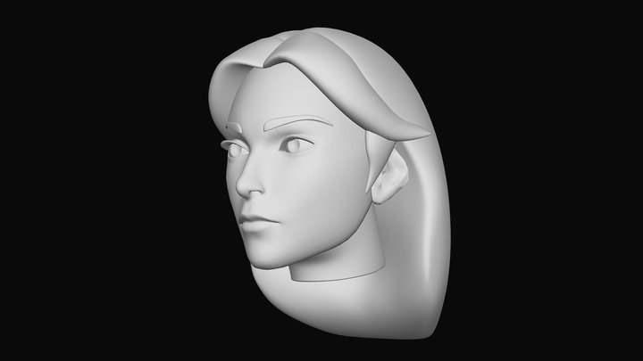 Woman head - Zlata 3D Model