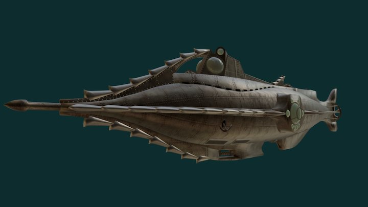 Nautilus - Jules Verne 3D Model